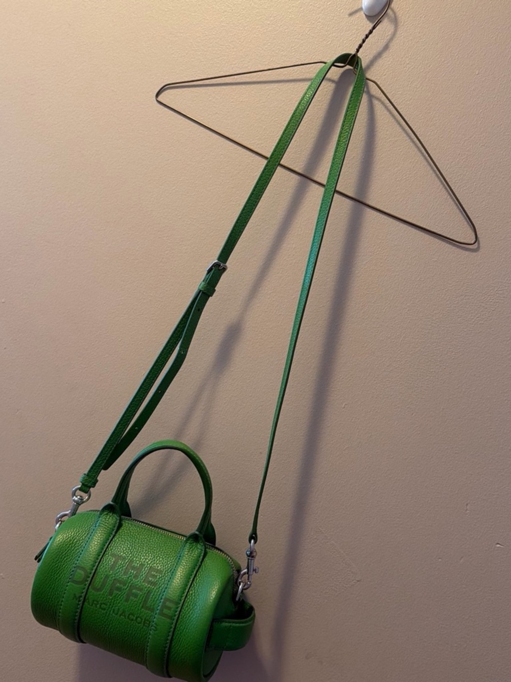 Marc Jacobs Green The Duffel Mini Leather Crossbody Bag - Picture 5 of 11